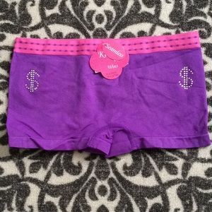Panties Seamless Bling Purple/Pink  Boy-short